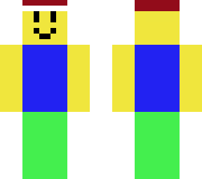 roblox noob ( with roblox hat )