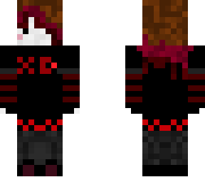 silly black n red emo thing