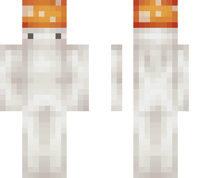white themed mushroom guy