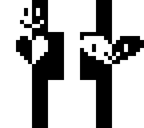 black and white