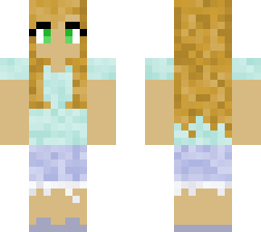 blue girl