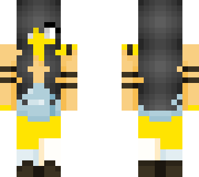 female - casual yellow outfit