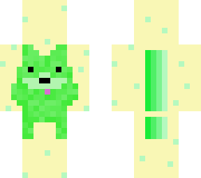 green wolf yellow background