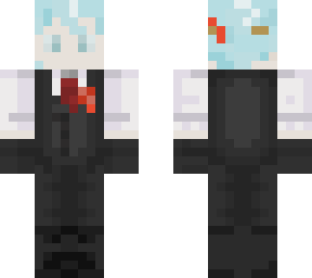 Blue hair suit | Minecraft Skin