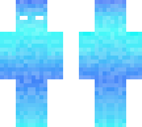 light blue to dark blue