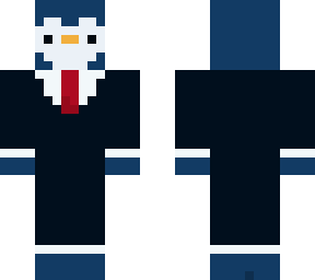 penguin in a suit