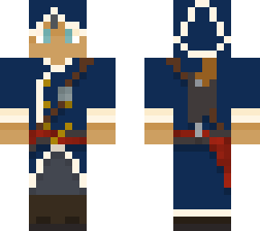 the captain in blue
