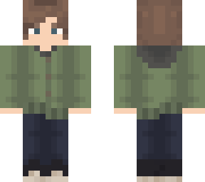 brown hair, jacket