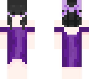 cute girl w/ purple dress (hair from @galaxiialt !!!)