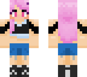 emo pink elf