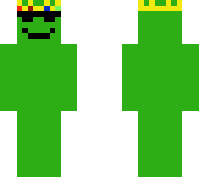 green guy (with crown)