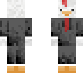 chicken in suit