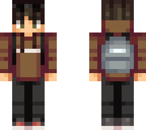 dazzles (me) - simple red hoodie with backpack