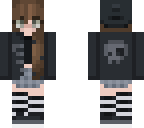 grunge skele hoodie