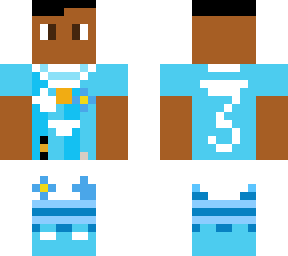 player, (wearing a manchester city home kit, number 3)