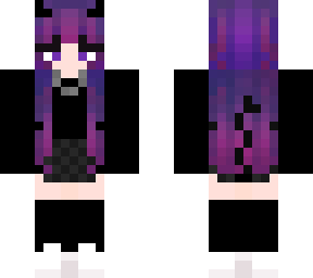 purplish gamer girl
