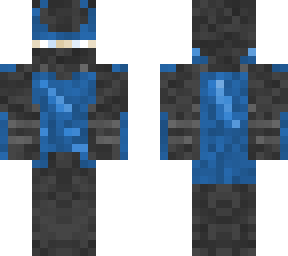 random ninja but darker blue