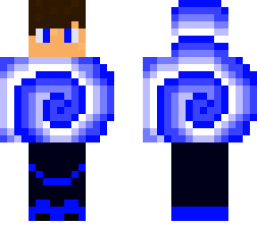 blue flame gamer boy