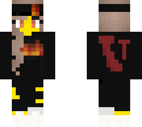 female - flaming vlone