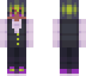 green and purple!!