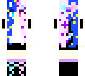 minecraft fan girl cuter outfit thin arms