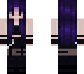 emo purple girl