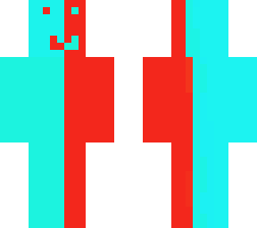 red and blue