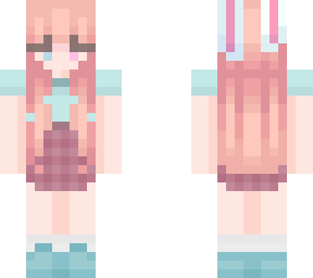 blue and pincky