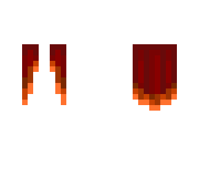 red tipped hair