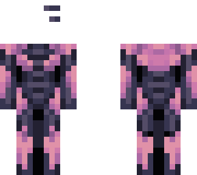 black and pink mecha suit - base