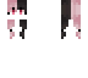 pink and black. // hb