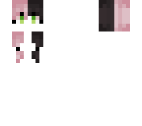 pink and black. // hb