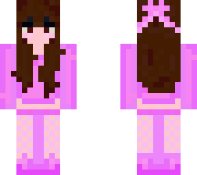 pink girl with bow updated ver