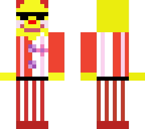 cool clown with sun glasses