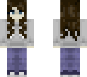 gray hoodie girl