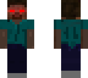 herobrine red eyes