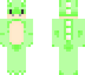 light green dino