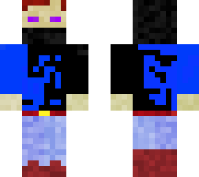 man turning into a enderman