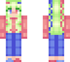 red and blue