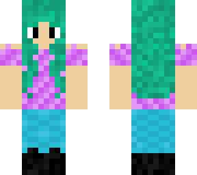 a green haired girl (rce)