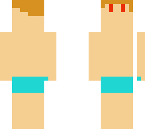 albinos swim man