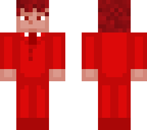 guy in a red elegant suit