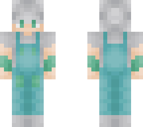 silver and cyan
