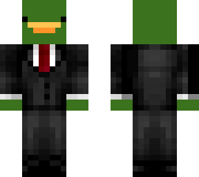 zombie duck with suit