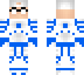amirs himmelskrieger skin mit blauen akzenten