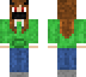 green hoodie girl redo