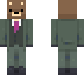 bear in a suit