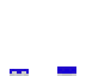 blue sneakers