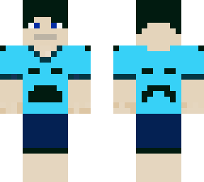 blue t shirt