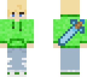 boy with green hoodie